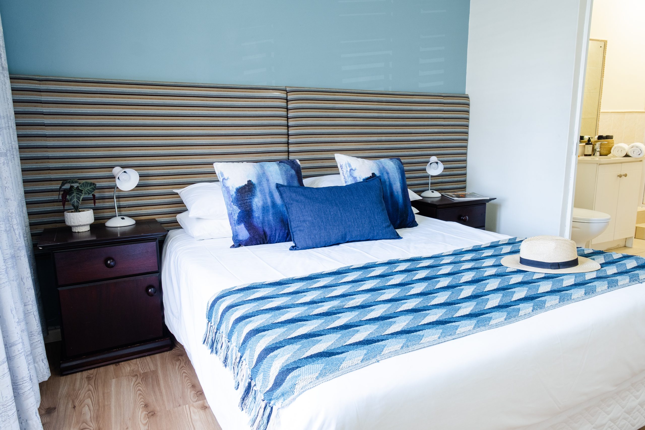 Spacious main bedroom with Queen Bed at Coastal Sandz Strand